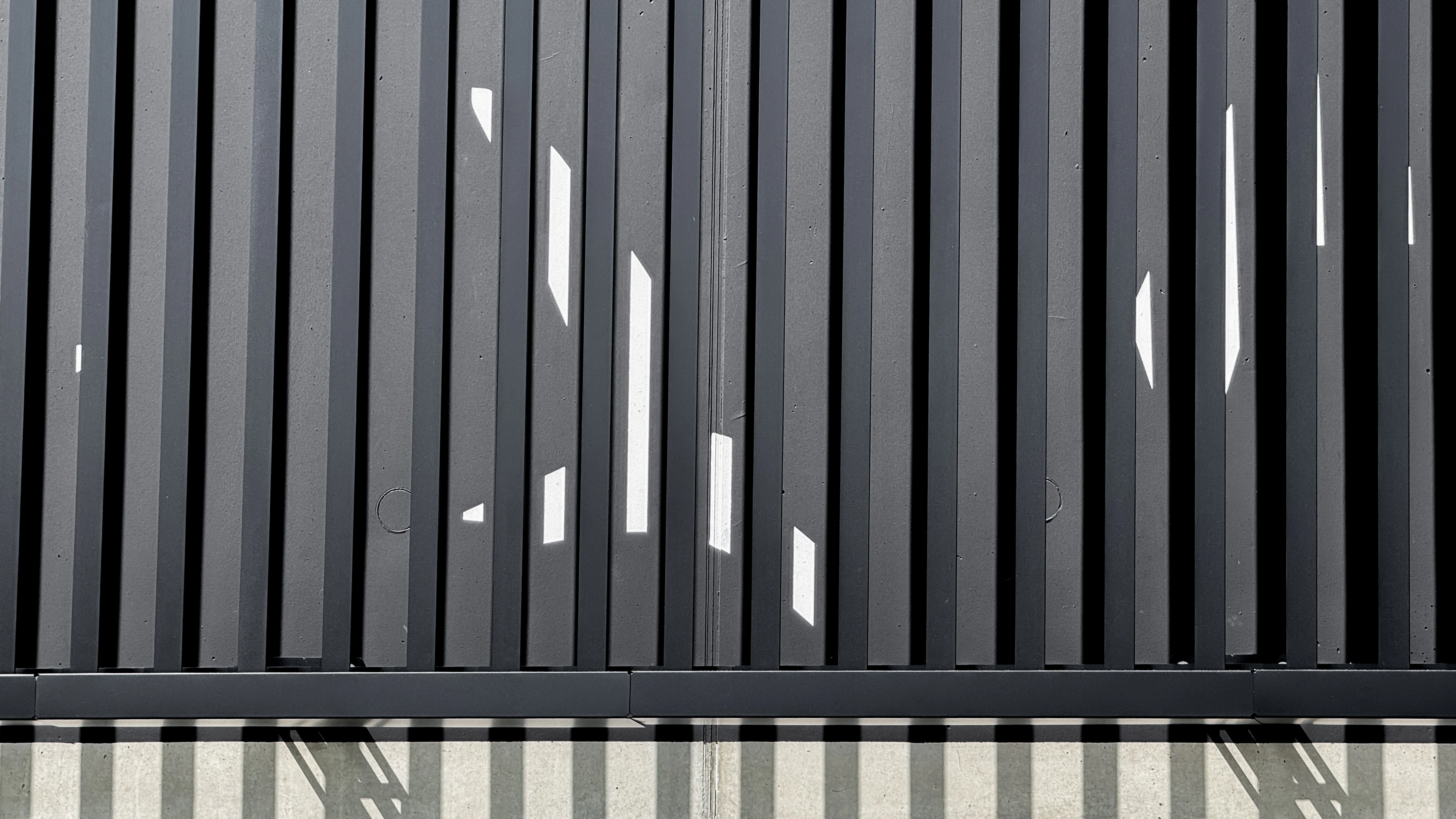 Locomotion installation viewed along the prison wall